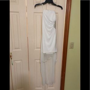 BNWT! White strapless Dress